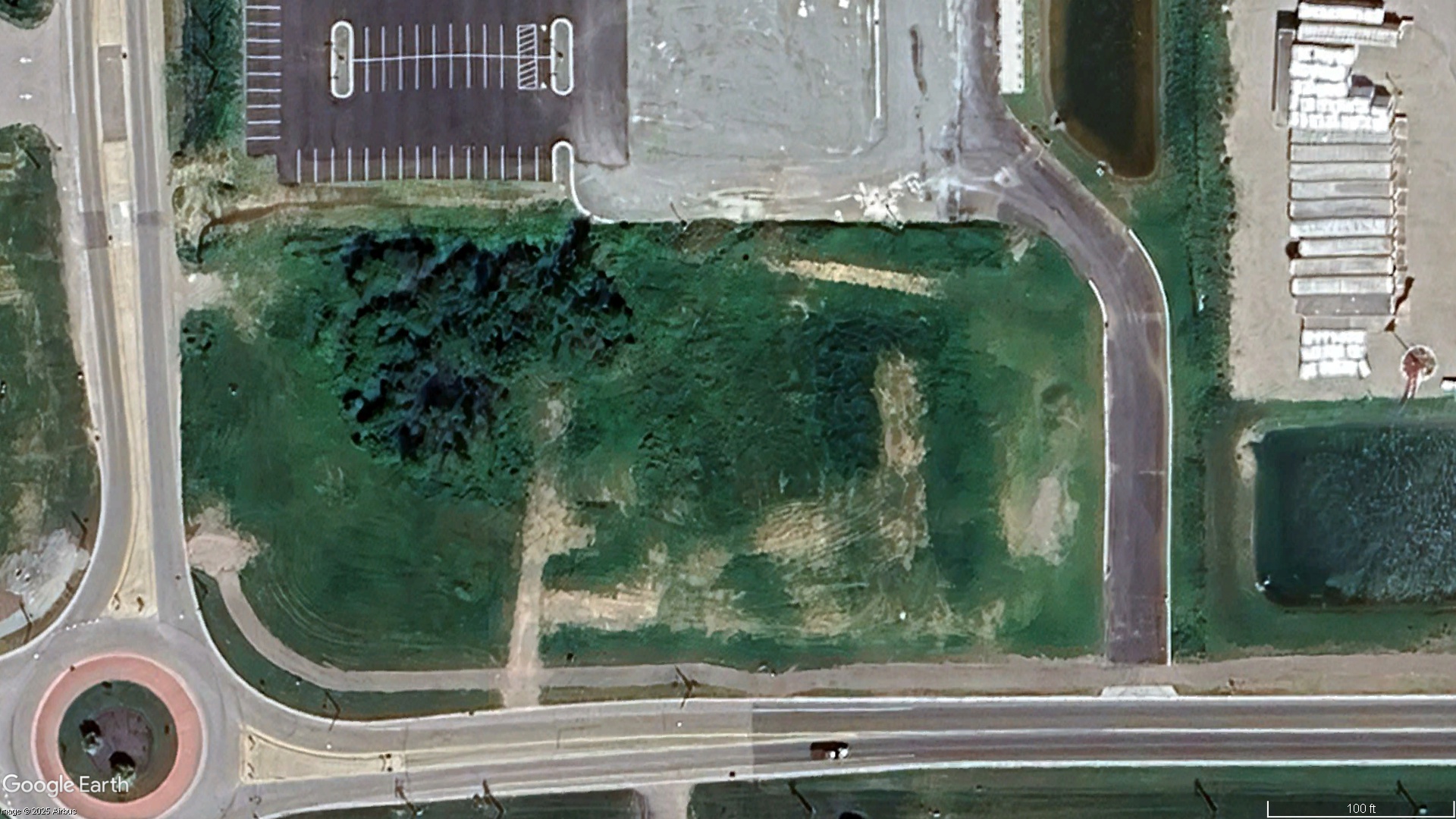 CFCU · Wrightstown · Google Earth base aerial