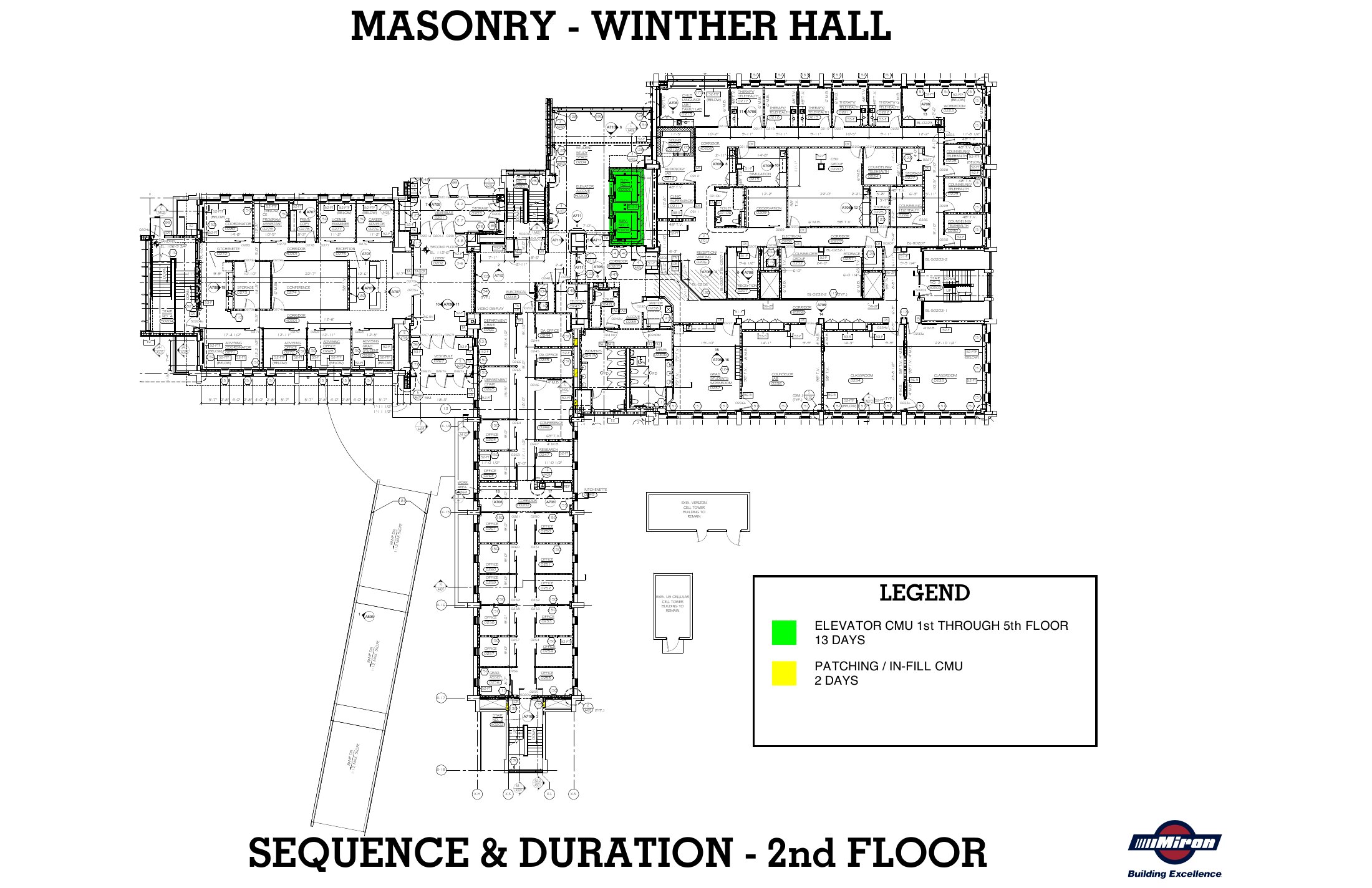 UW–Whitewater · Winther & Heide Hall Masonry sheet 2