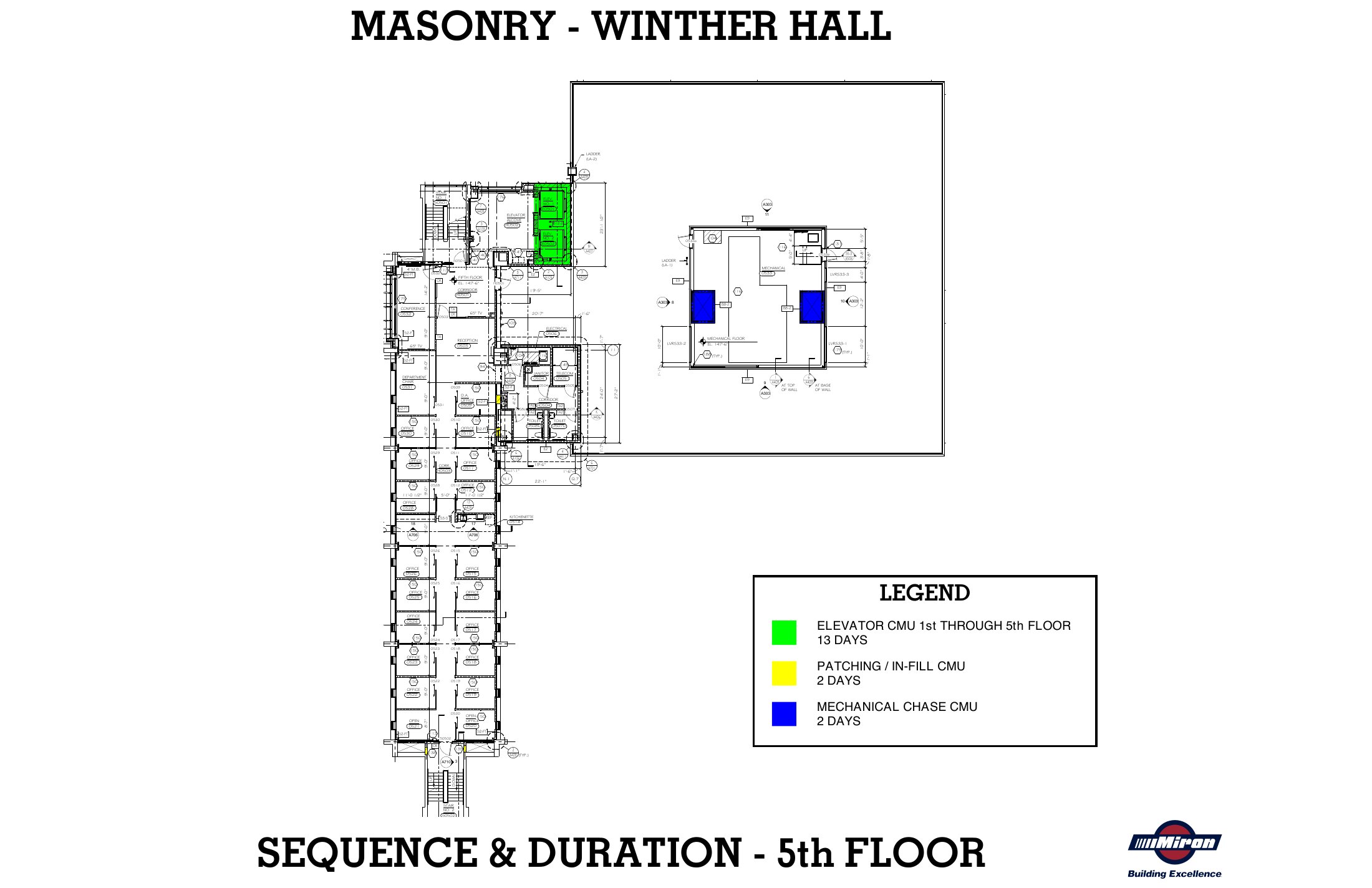 UW–Whitewater · Winther & Heide Hall Masonry sheet 5