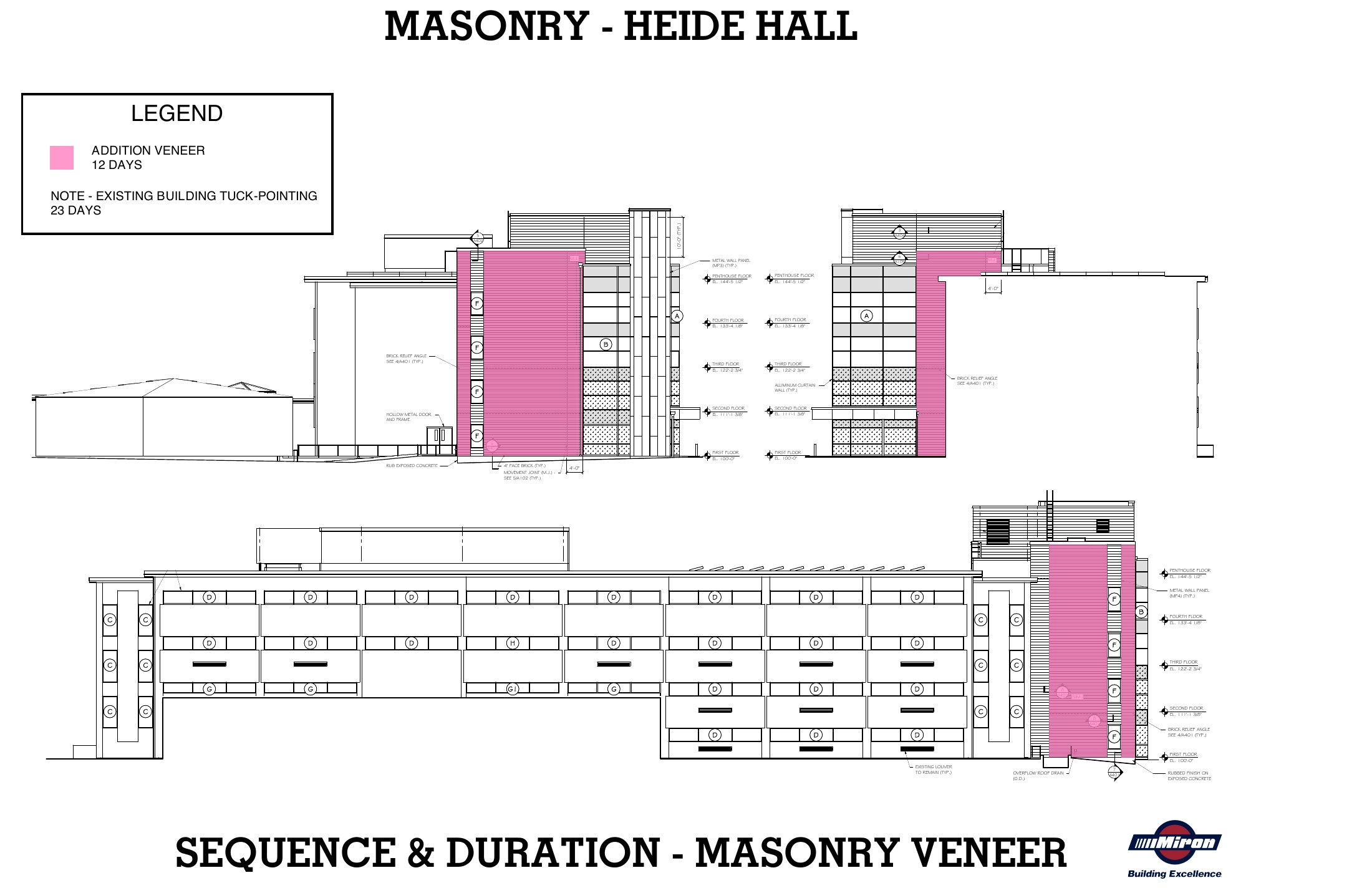 UW–Whitewater · Winther & Heide Hall Masonry sheet 11
